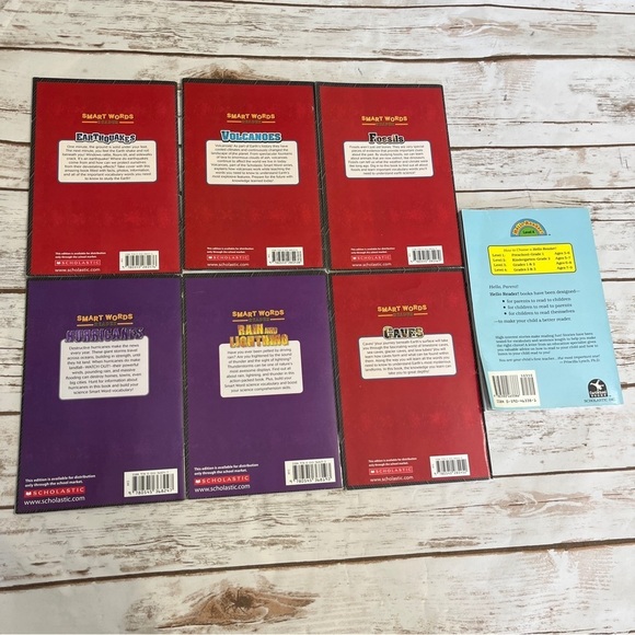 Set of Educational Science Books Smart Words Readers Kids children’s beggining r - Picture 11 of 11
